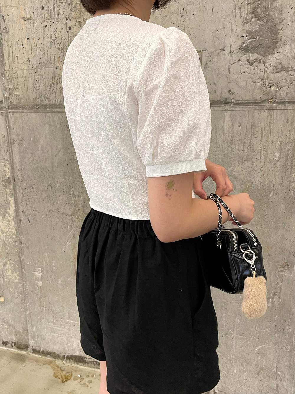 リネン混3分丈キュロットパンツ | 詳細画像13