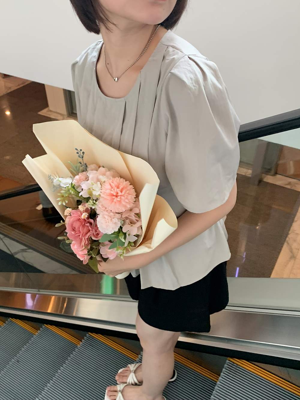 リネン混3分丈キュロットパンツ | 詳細画像19