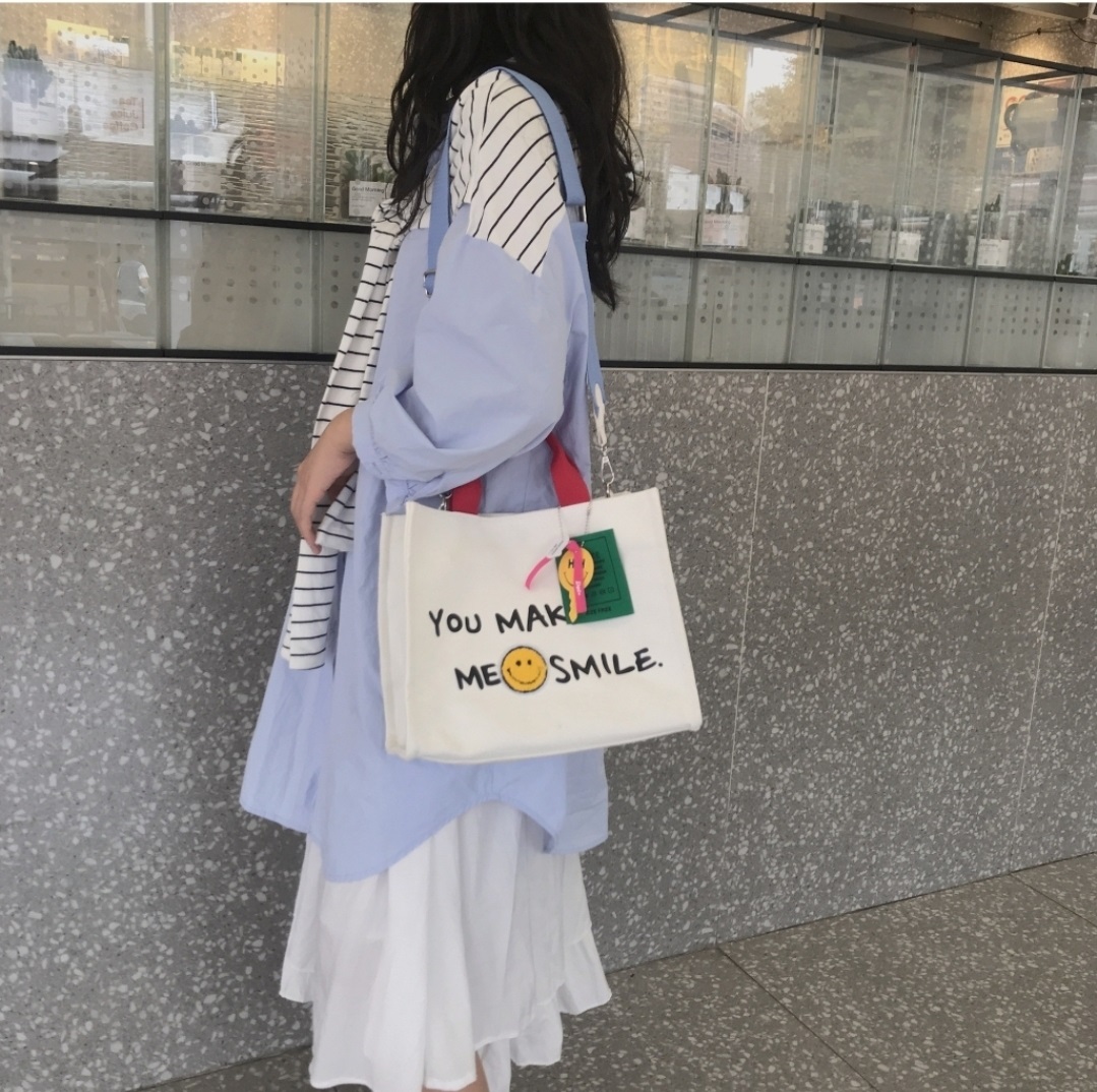 チャーム付2WAYスマイルレタリングバッグ | 詳細画像6