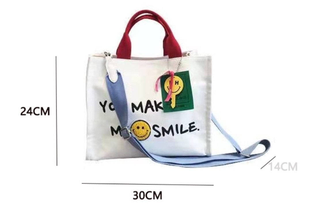 チャーム付2WAYスマイルレタリングバッグ | 詳細画像9