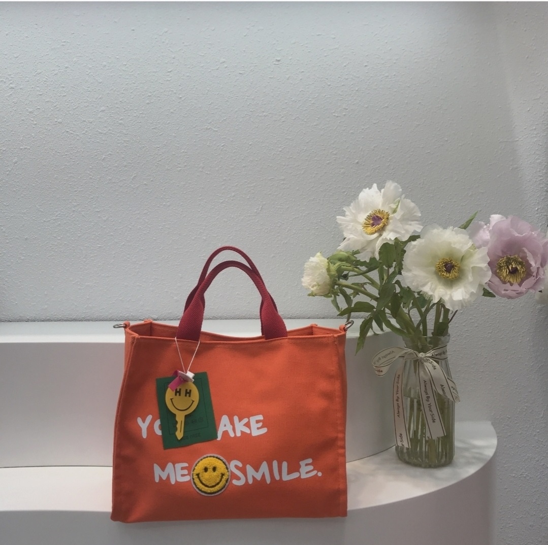 チャーム付2WAYスマイルレタリングバッグ | 詳細画像11