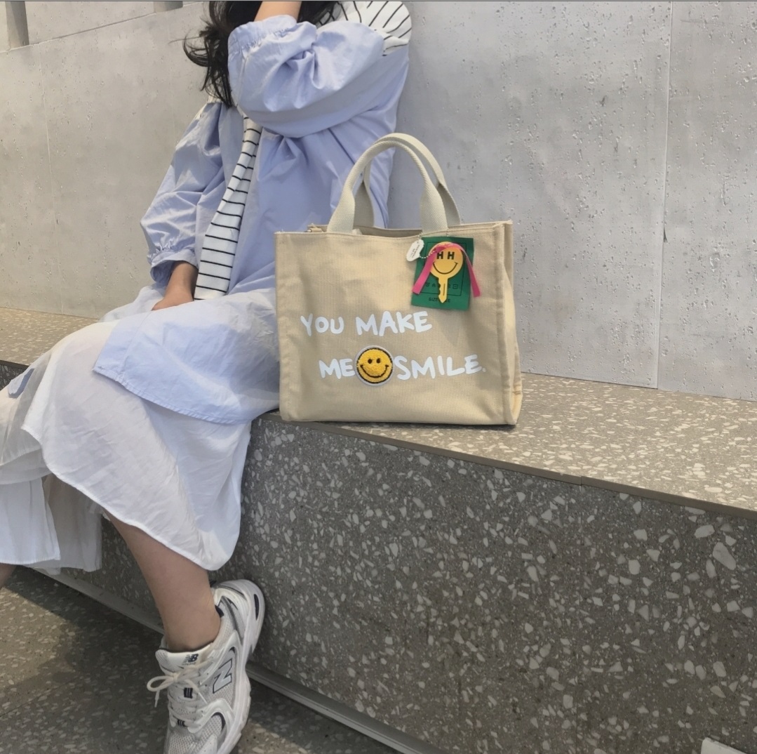 チャーム付2WAYスマイルレタリングバッグ | 詳細画像12