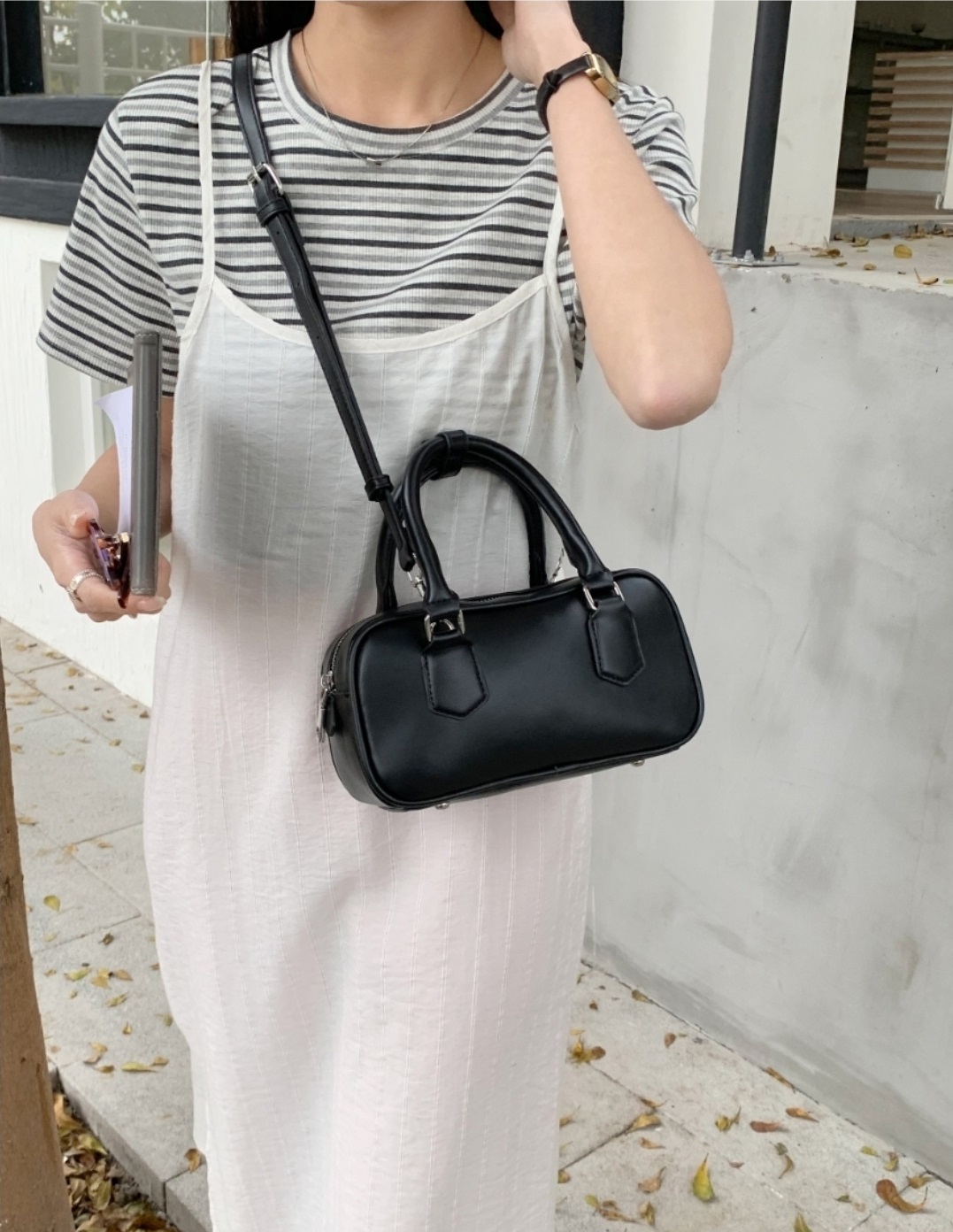 2WAYスクエアリングハンドルミニバッグ | 詳細画像9