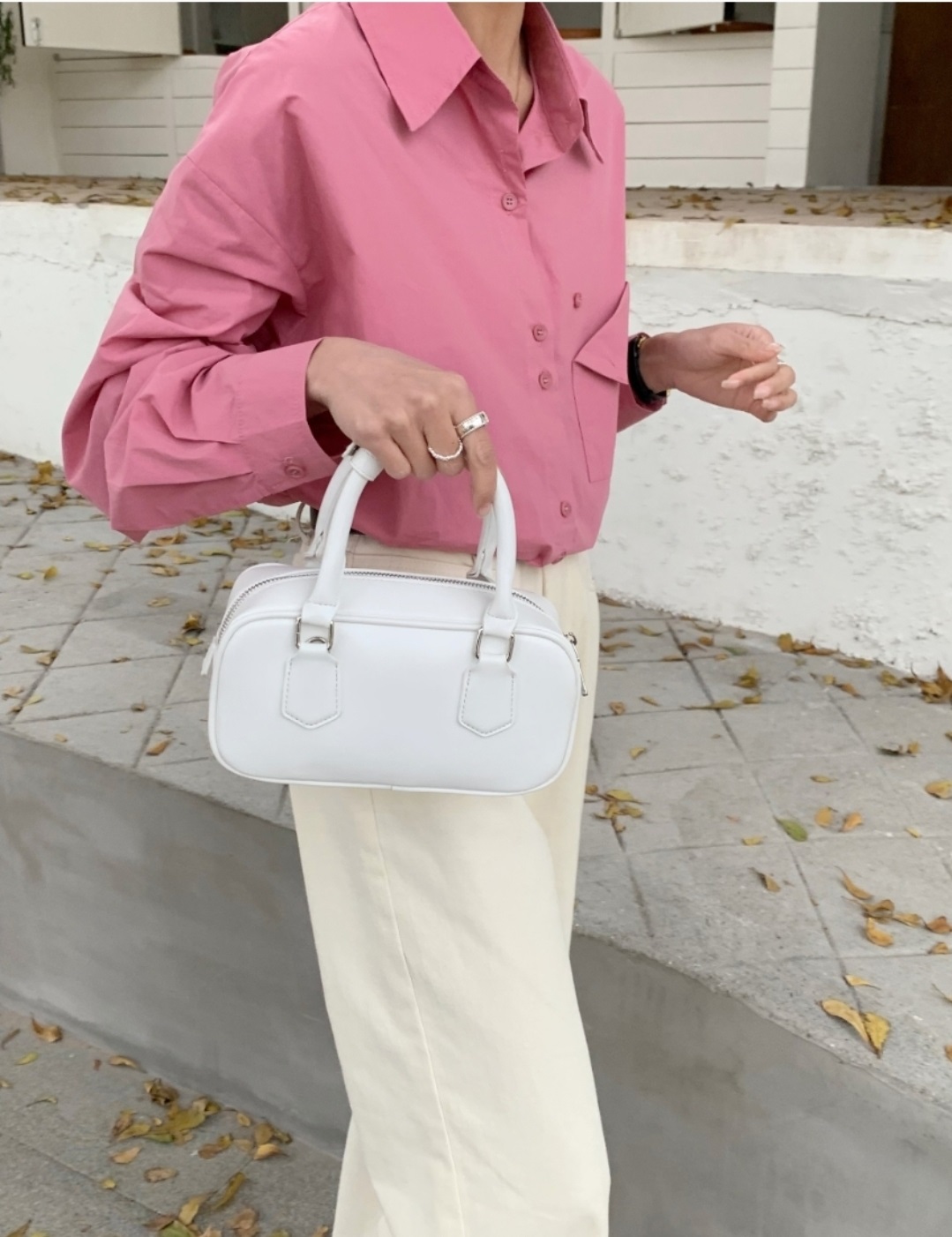 2WAYスクエアリングハンドルミニバッグ | 詳細画像11