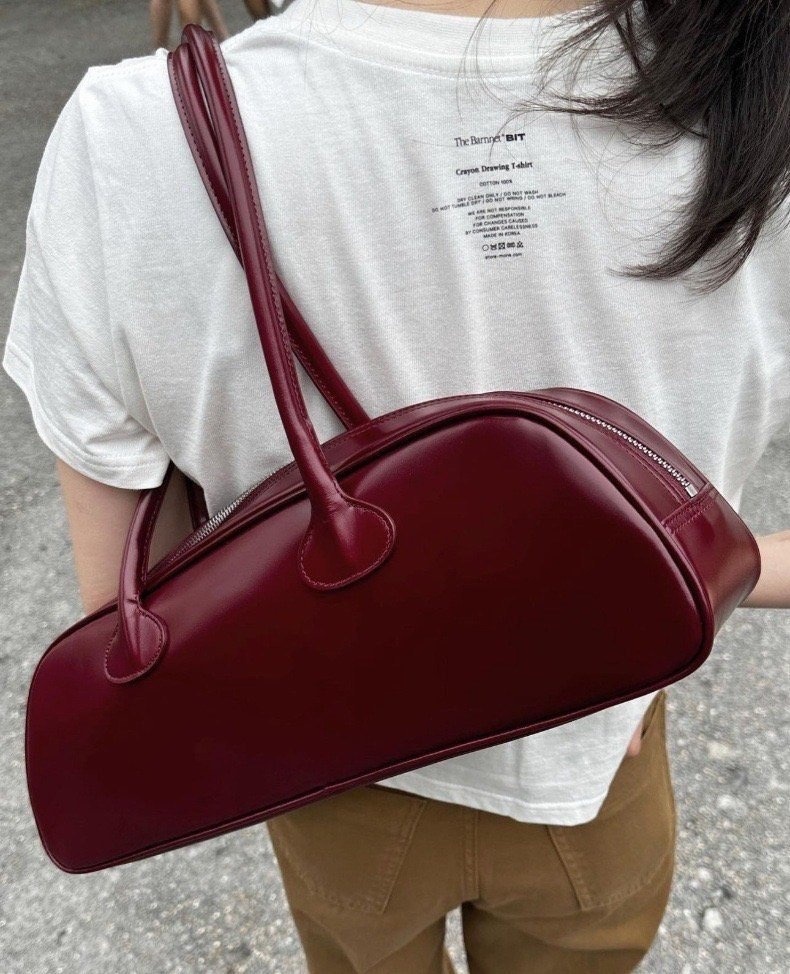 ロングハンドルロング台形バッグ | 詳細画像8