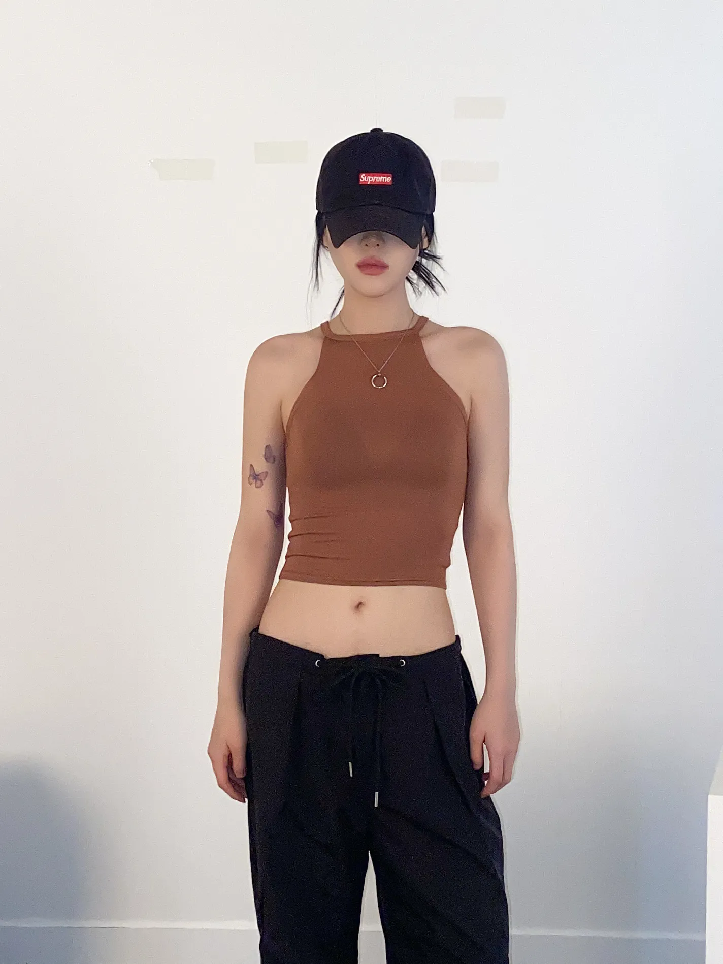 クロップドホルターネックキャミソール | 詳細画像1