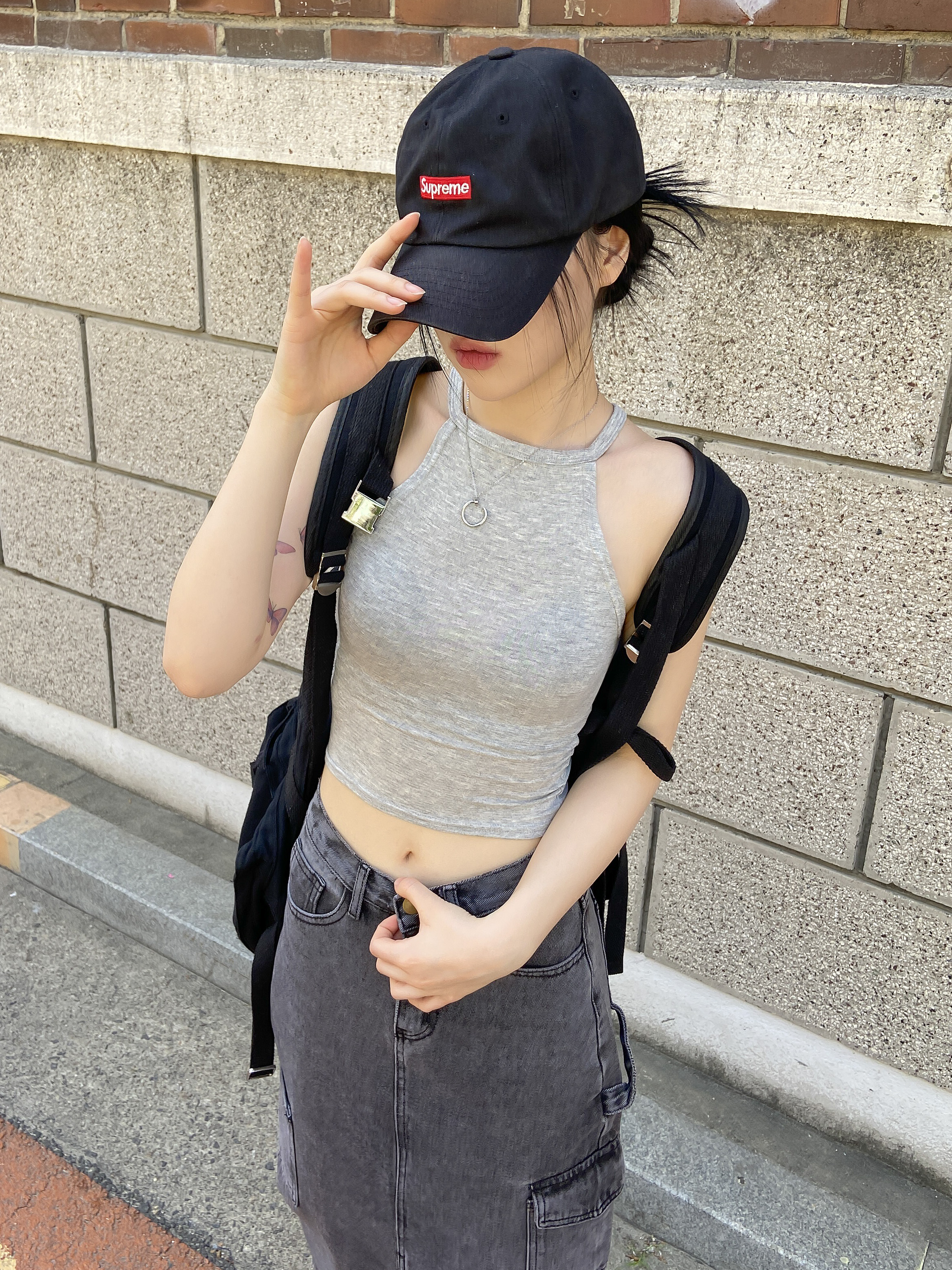 クロップドホルターネックキャミソール | 詳細画像12