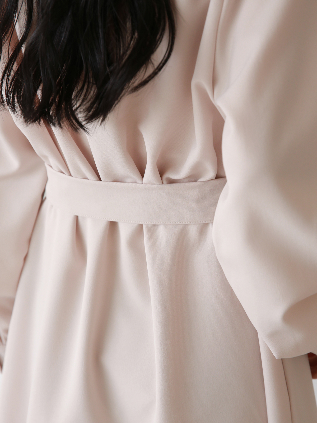 ベルト付フライフロントAラインシャツワンピース | 詳細画像16