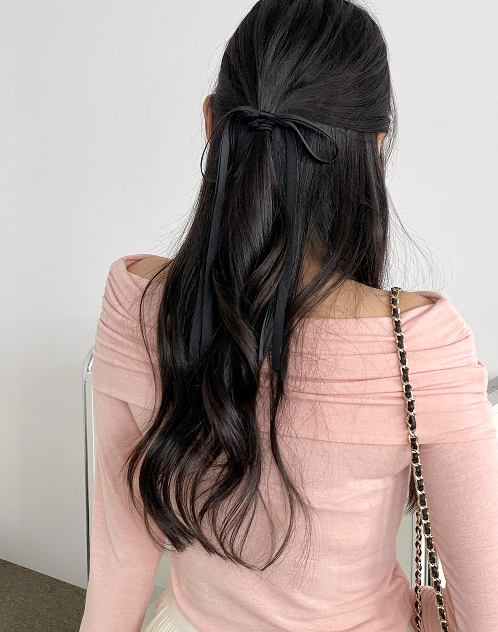 レイヤードロングリボンヘアゴム | 詳細画像7