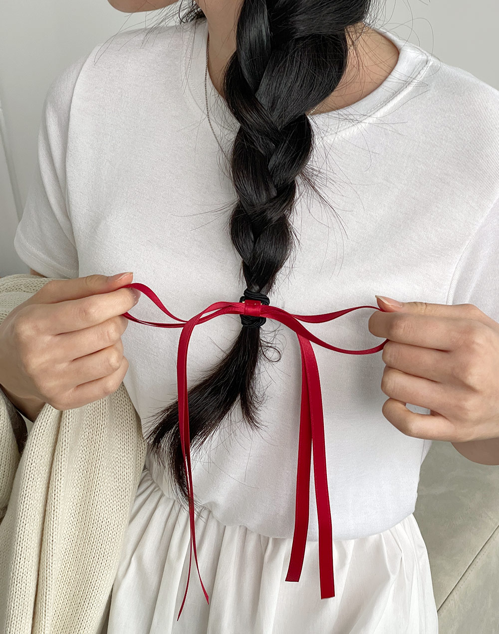 レイヤードロングリボンヘアゴム | 詳細画像14