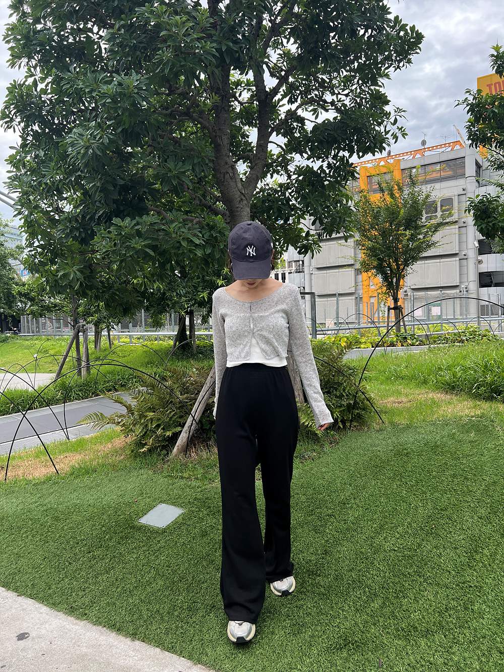 リネン混クロップドシアーTシャツ | 詳細画像18