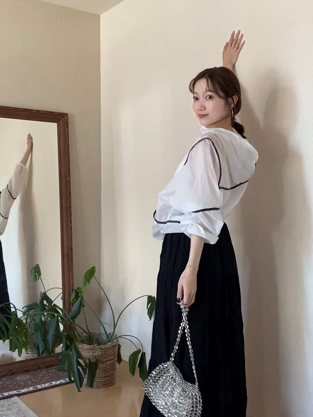 シアーパイピングドローコードジャンパー | 詳細画像5