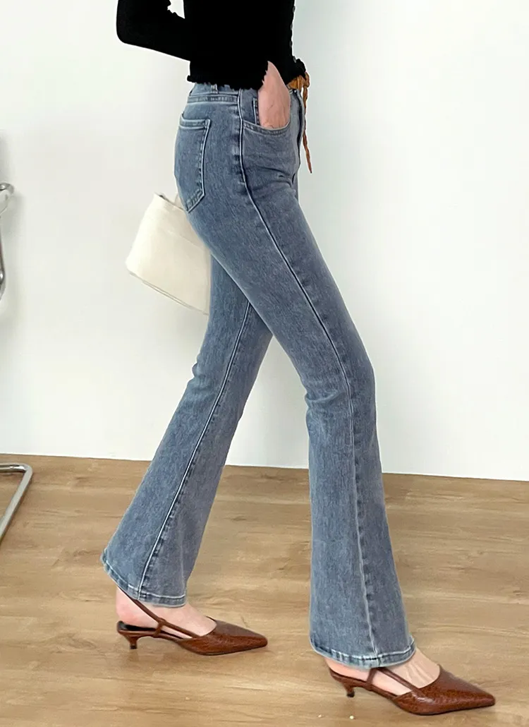 スリムフレアデニムパンツ | 詳細画像1