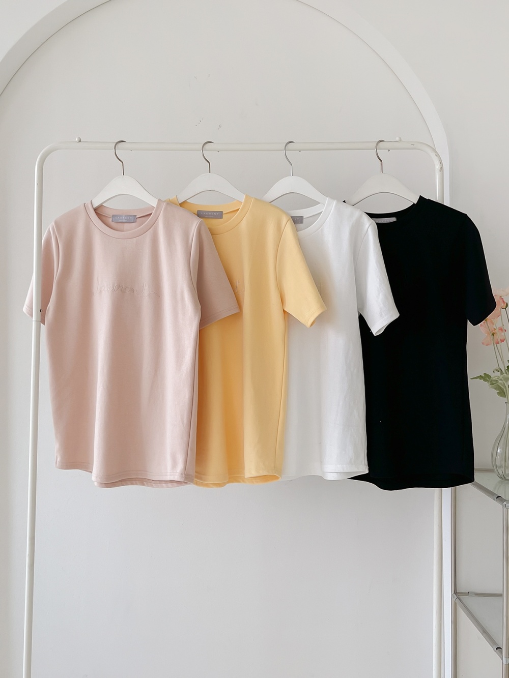 テンセル混半袖刺繍Tシャツ | 詳細画像31