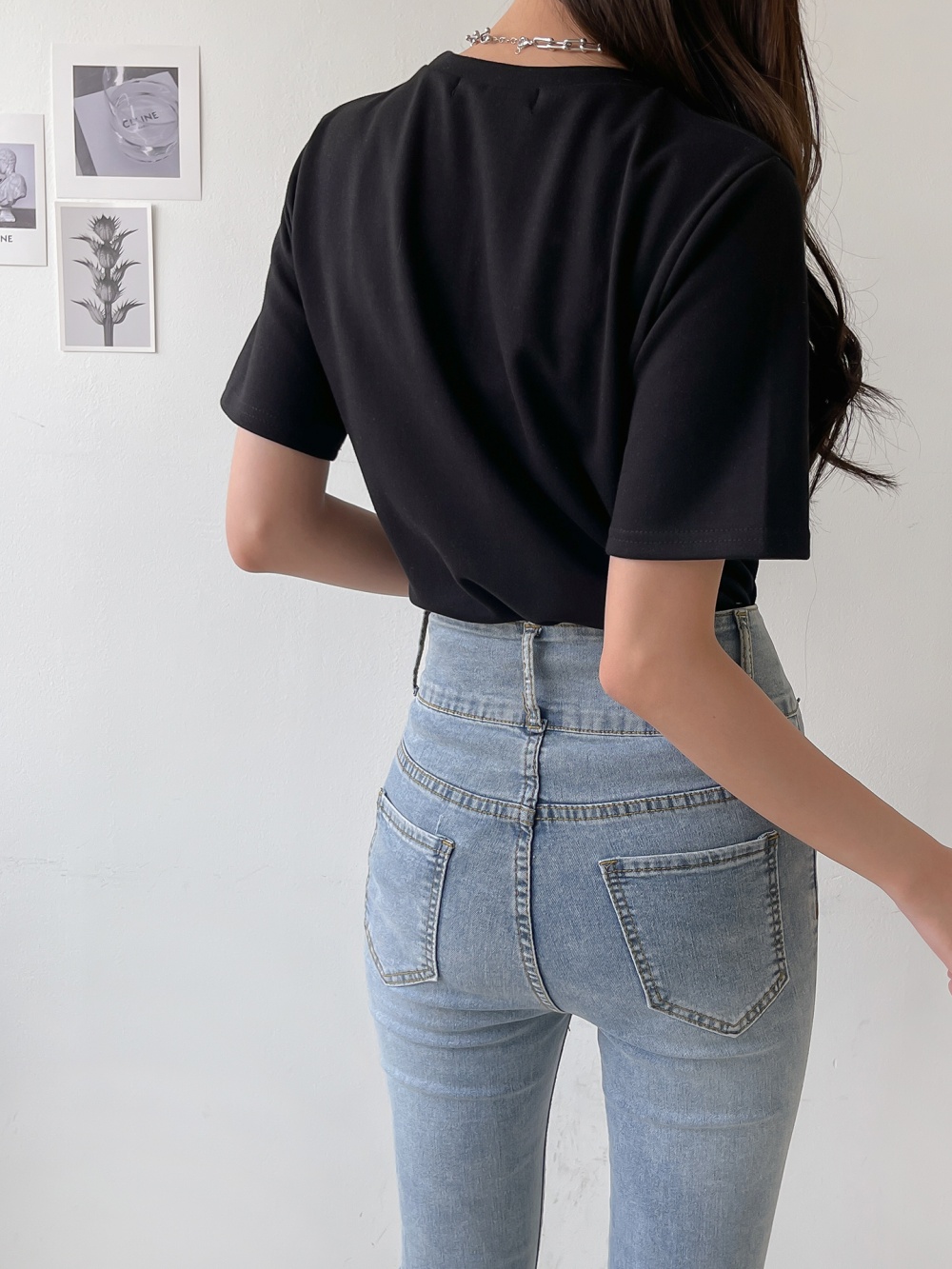 テンセル混半袖刺繍Tシャツ | 詳細画像19