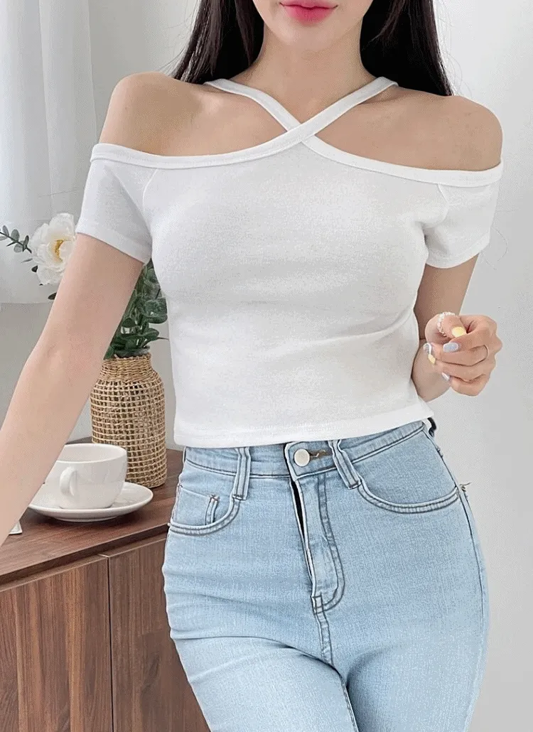 マルチWAYホルター半袖Tシャツ | 詳細画像1
