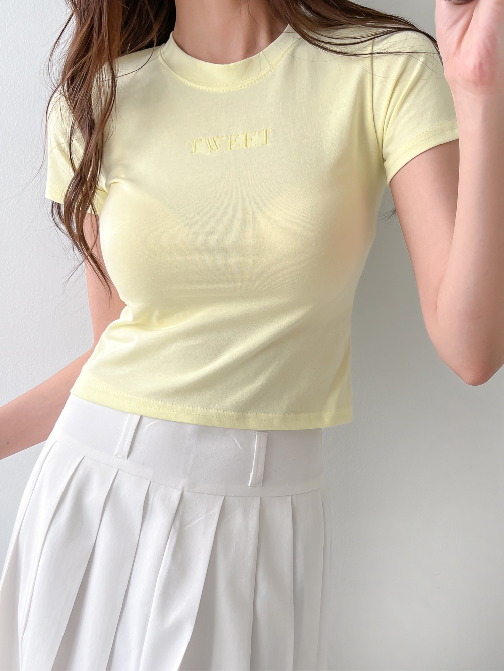 TWEET刺繍スリムTシャツ | 詳細画像19