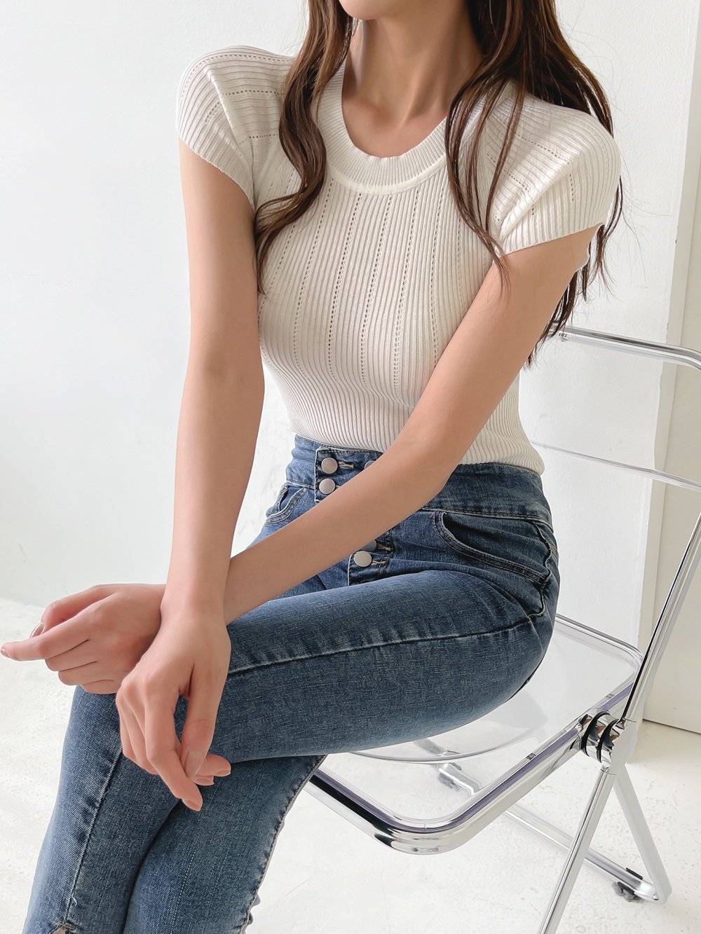 パンチングキャップスリーブニット | 詳細画像18
