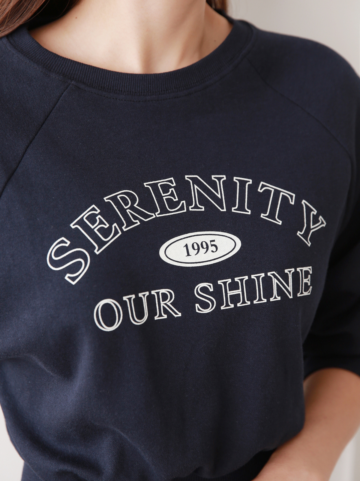 SERENITYラグランスウェットフレアワンピース | 詳細画像10