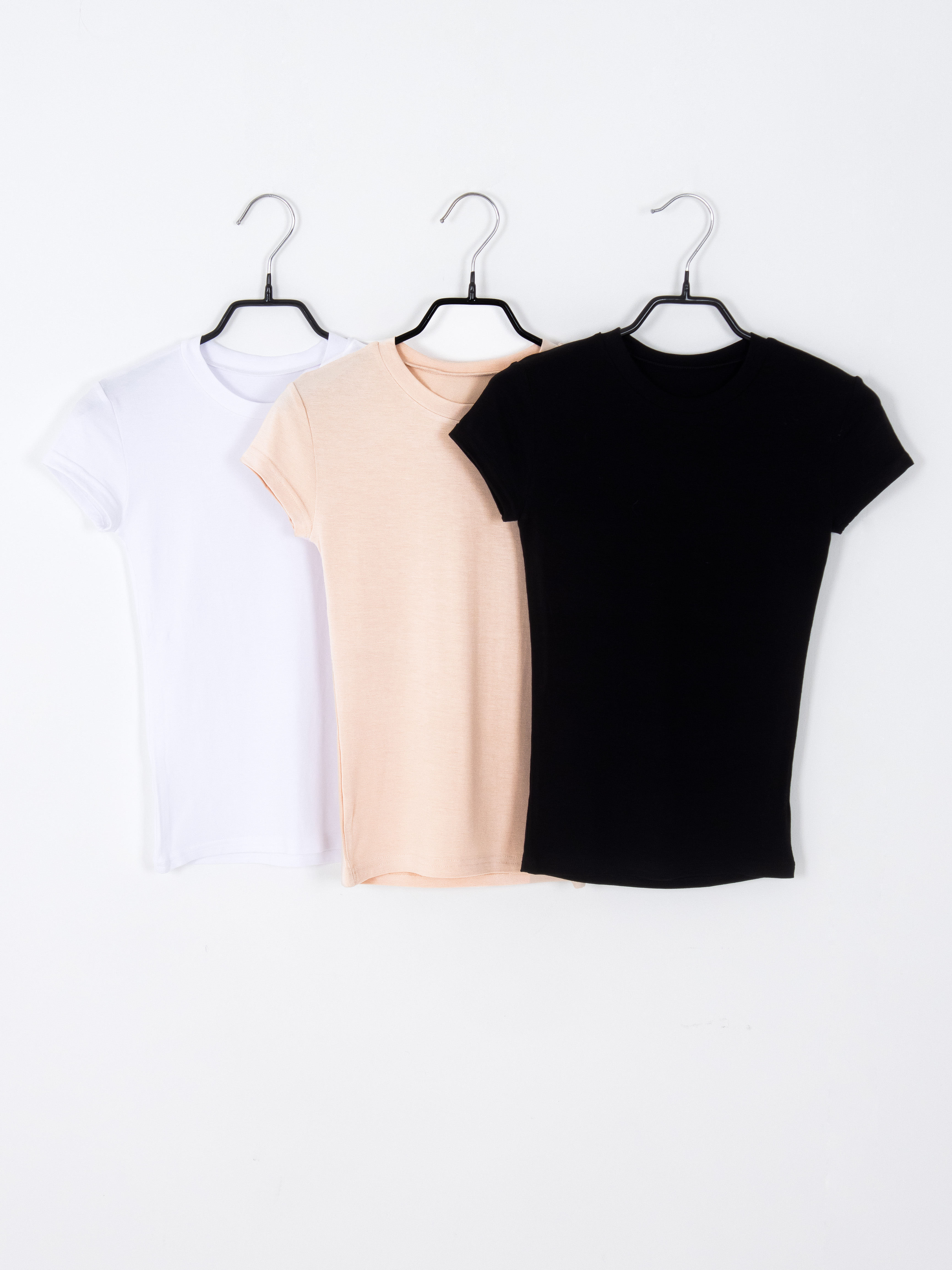 キャップスリーブスリムTシャツ | 詳細画像9