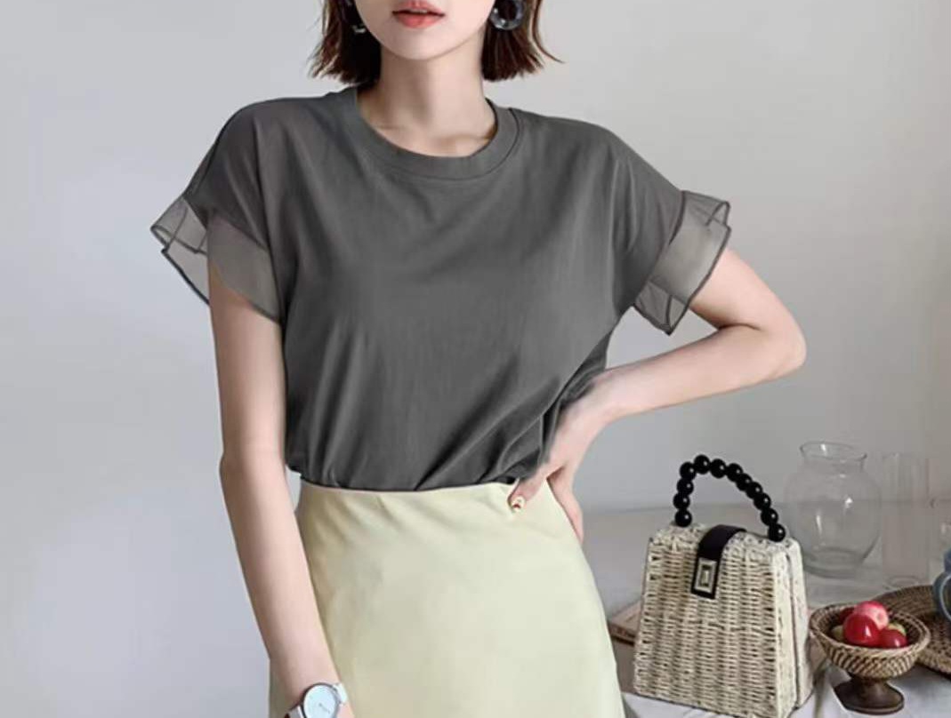 シフォンフリル半袖Tシャツ | 詳細画像2