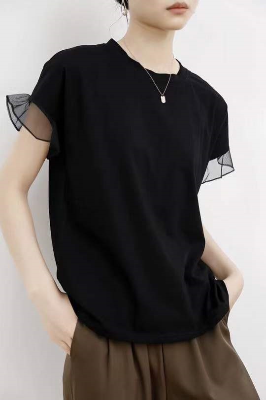 シフォンフリル半袖Tシャツ | 詳細画像4