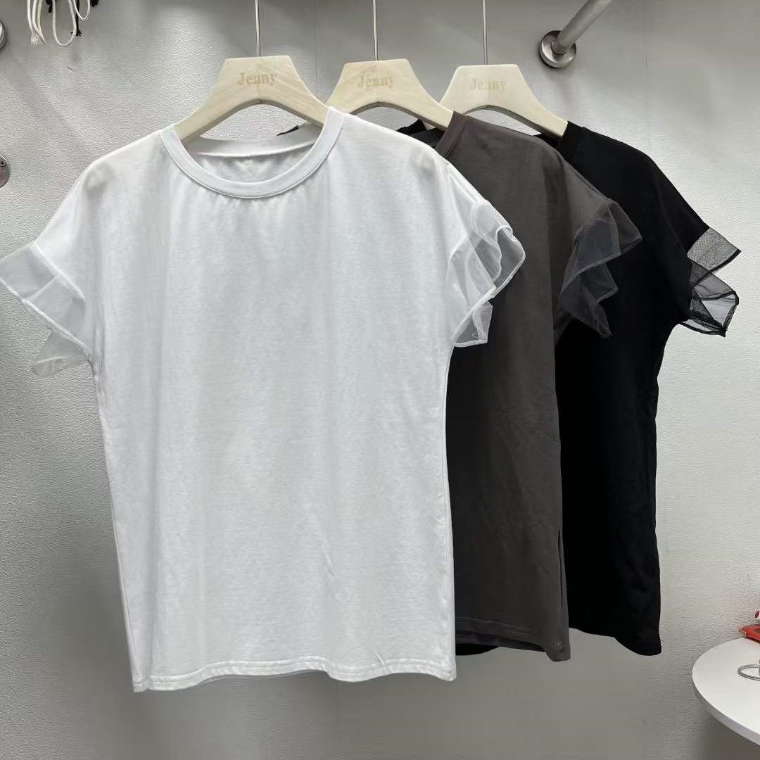 シフォンフリル半袖Tシャツ | 詳細画像5