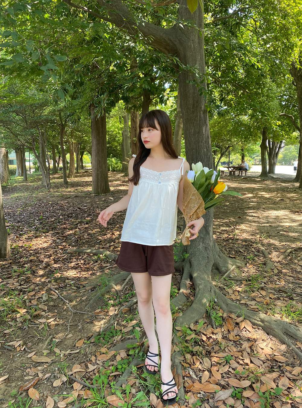 リボンヒップポケットスウェットショートパンツ | 詳細画像7