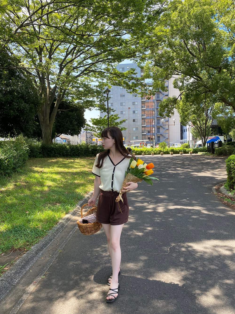 リボンヒップポケットスウェットショートパンツ | 詳細画像8