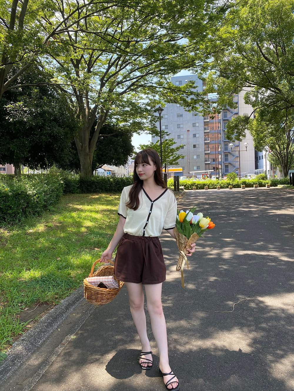 リボンヒップポケットスウェットショートパンツ | 詳細画像11
