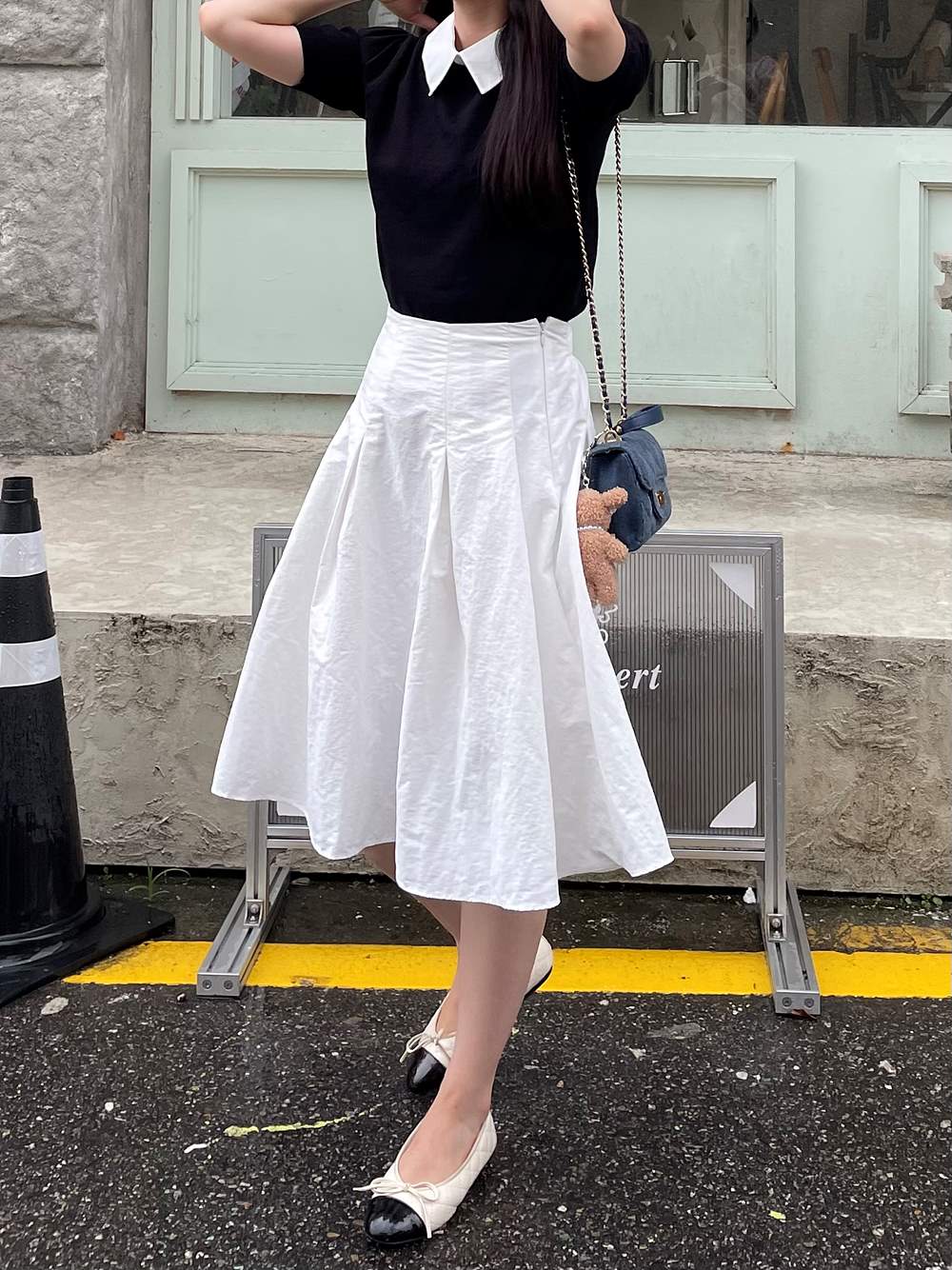 *再入荷*パフスリーブ配色カラーニット | 詳細画像6