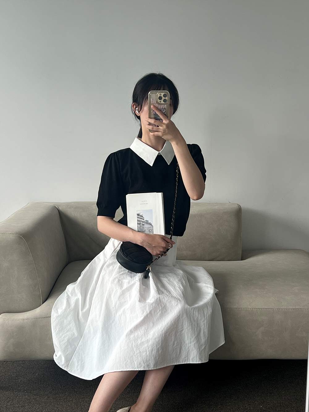 *再入荷*パフスリーブ配色カラーニット | 詳細画像9