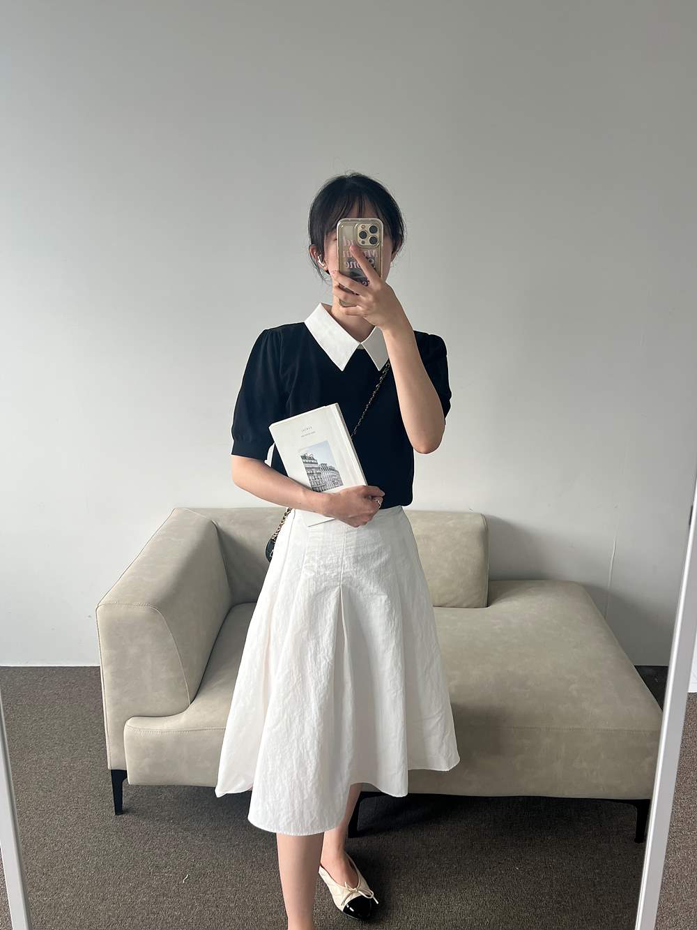 *再入荷*パフスリーブ配色カラーニット | 詳細画像11