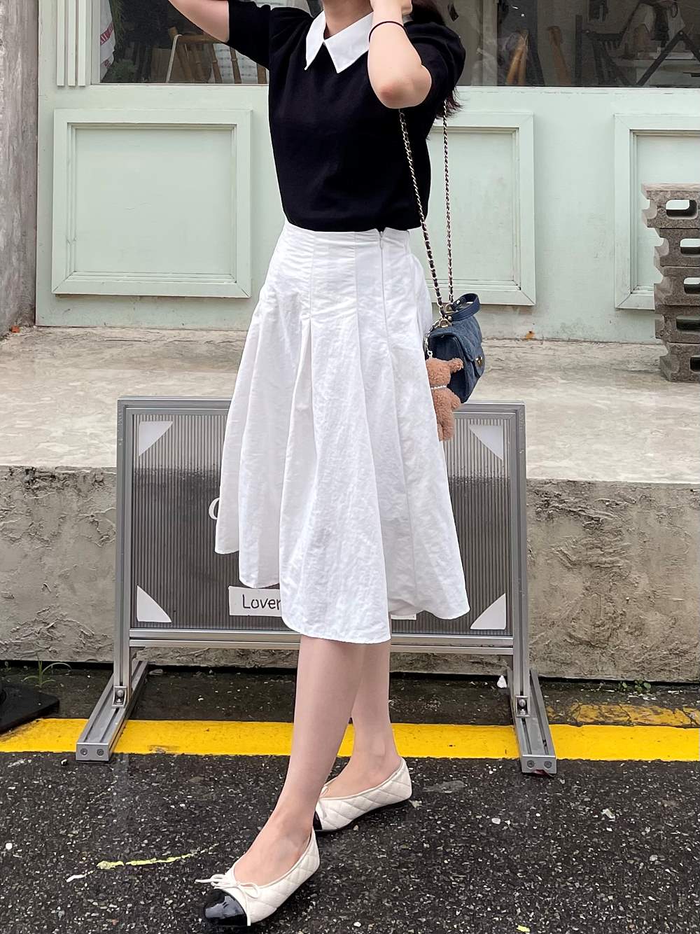 *再入荷*パフスリーブ配色カラーニット | 詳細画像14