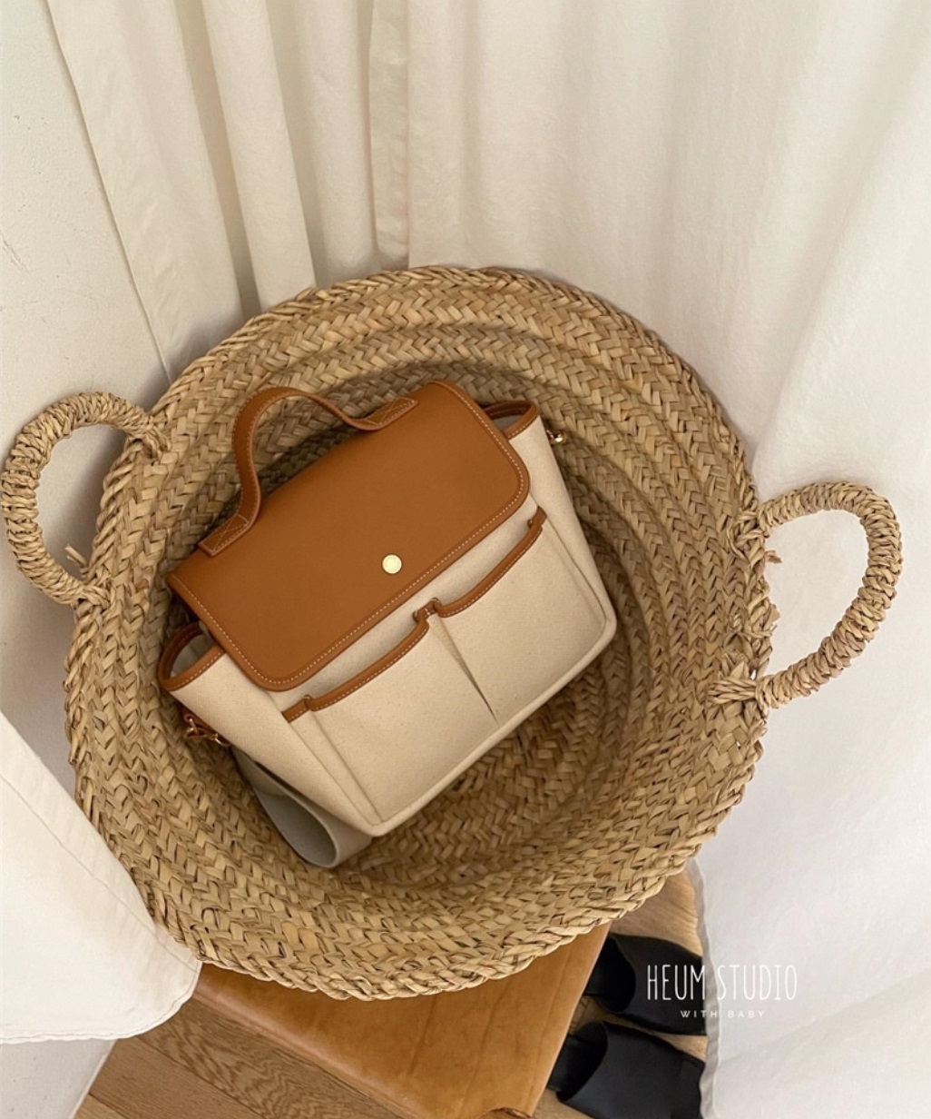 2WAYコントラストポケットバッグ | 詳細画像5