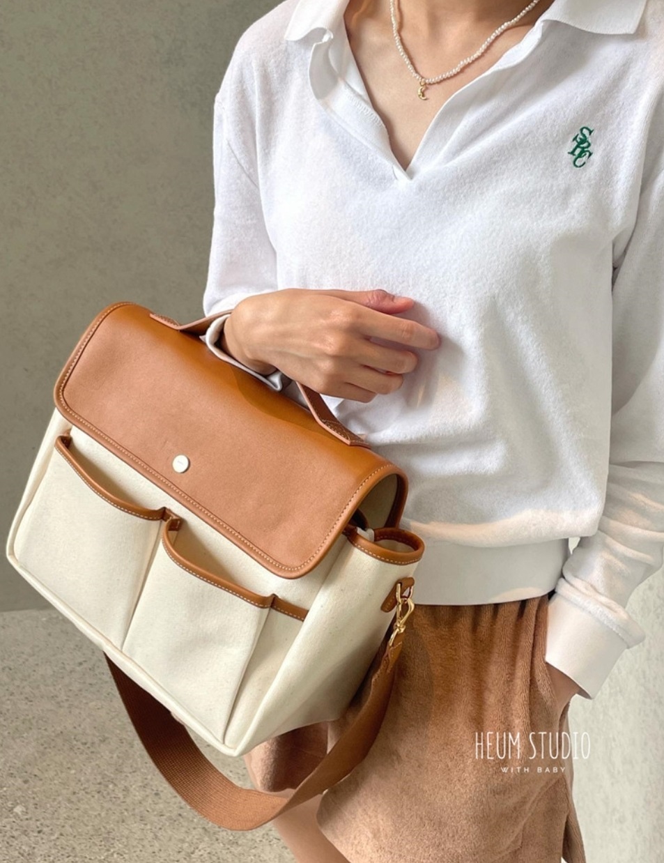 2WAYコントラストポケットバッグ | 詳細画像6