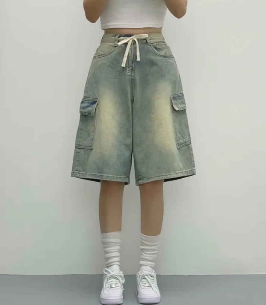 ドロストカーゴバミューダデニムパンツ | 詳細画像8