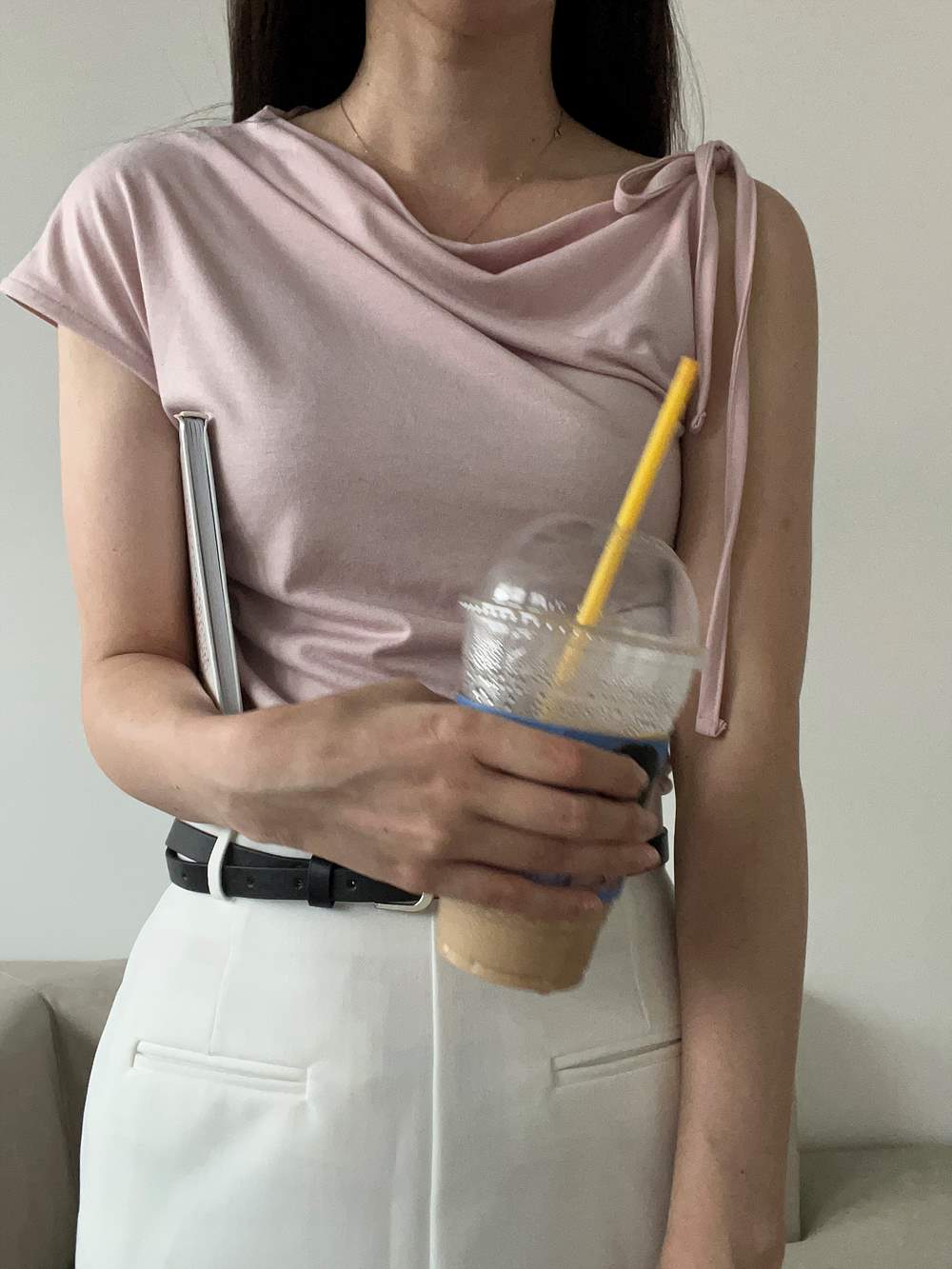 ワンショルリボンフレンチTシャツ | 詳細画像11