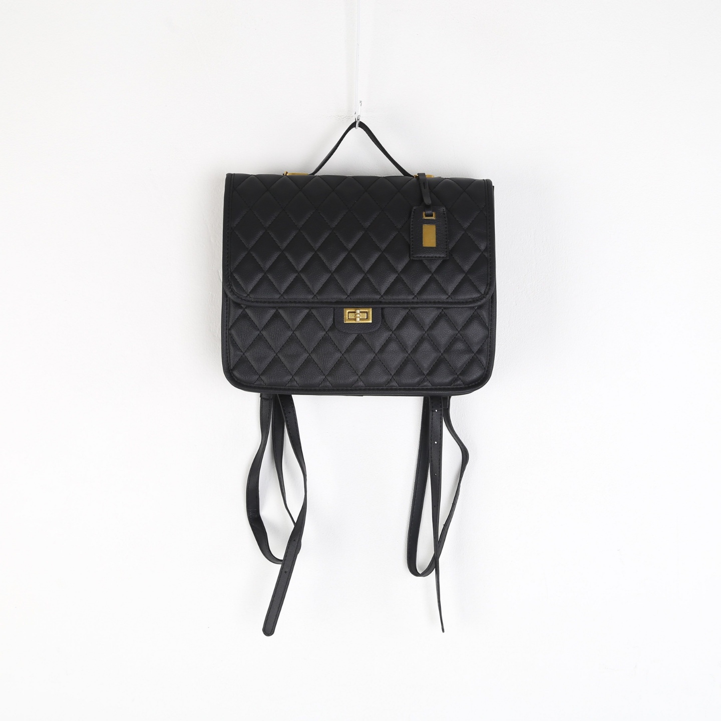 キルティングスクエアチェーンバックパック | 詳細画像17