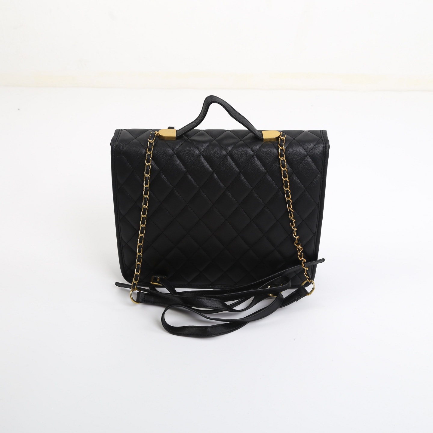 キルティングスクエアチェーンバックパック | 詳細画像18