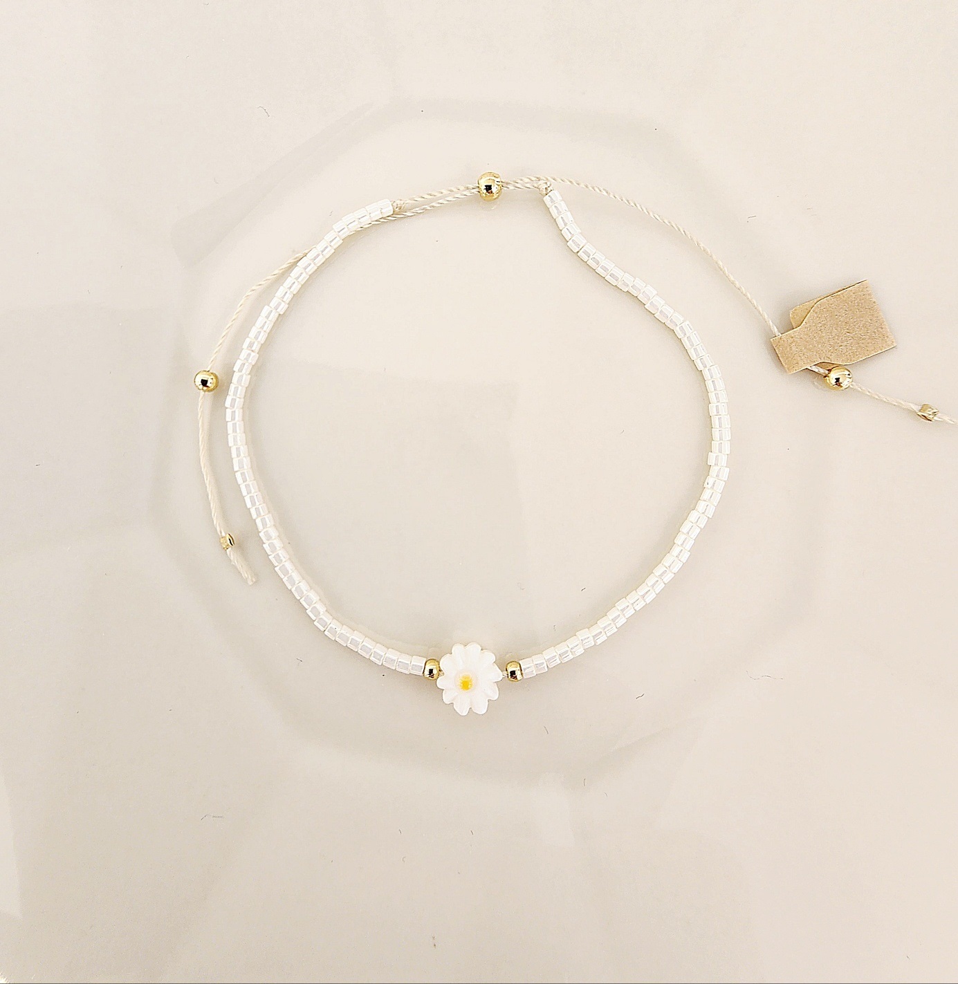 フラワービーズブレスレット | 詳細画像2