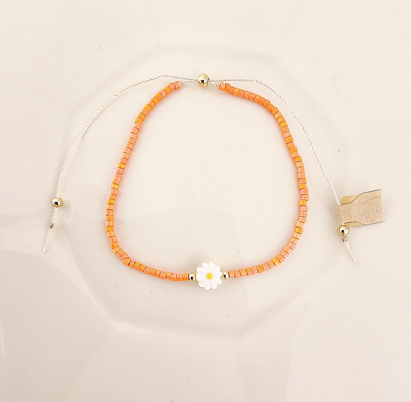 フラワービーズブレスレット | 詳細画像3