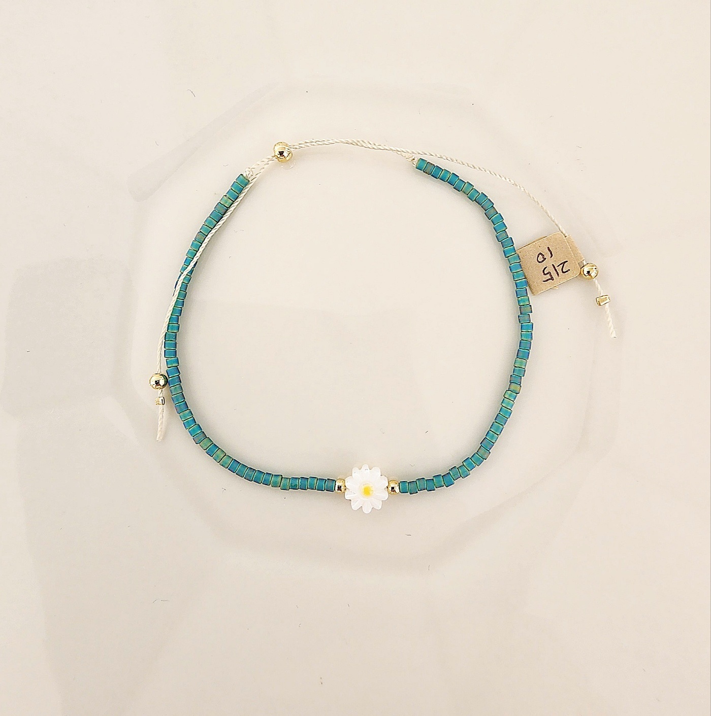 フラワービーズブレスレット | 詳細画像4