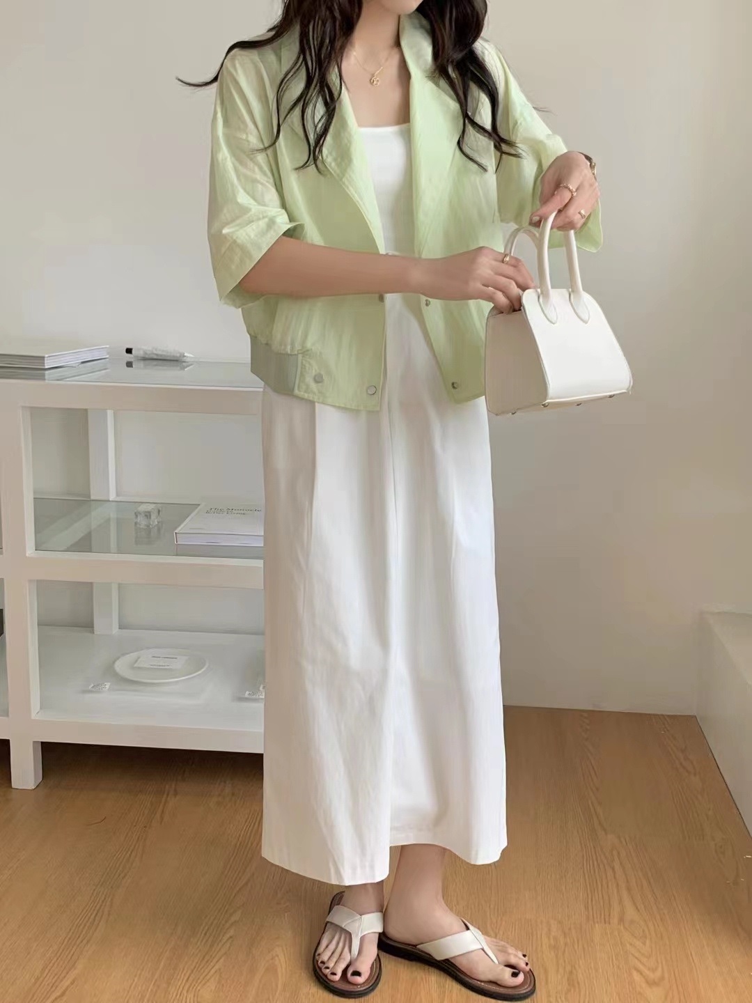 テーラードダブルボタン半袖ジャケット | 詳細画像7