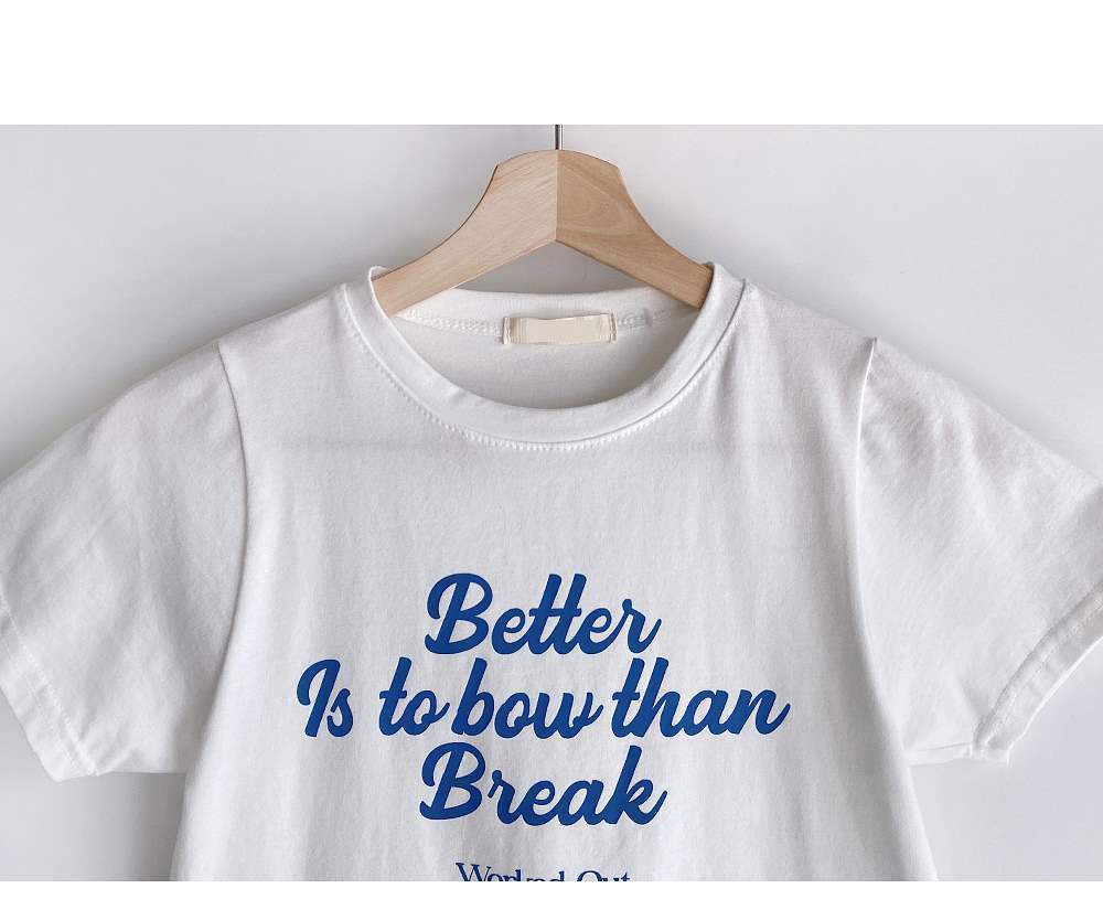 レタリングクロップド半袖Tシャツ | 詳細画像22