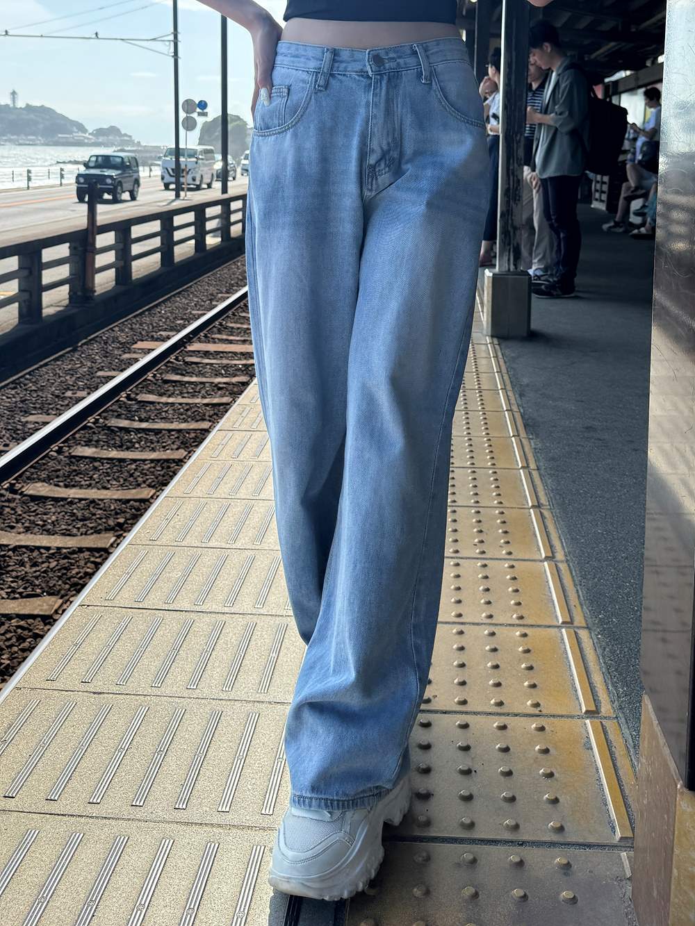 ハイウエストワイドデニムパンツ | 詳細画像12