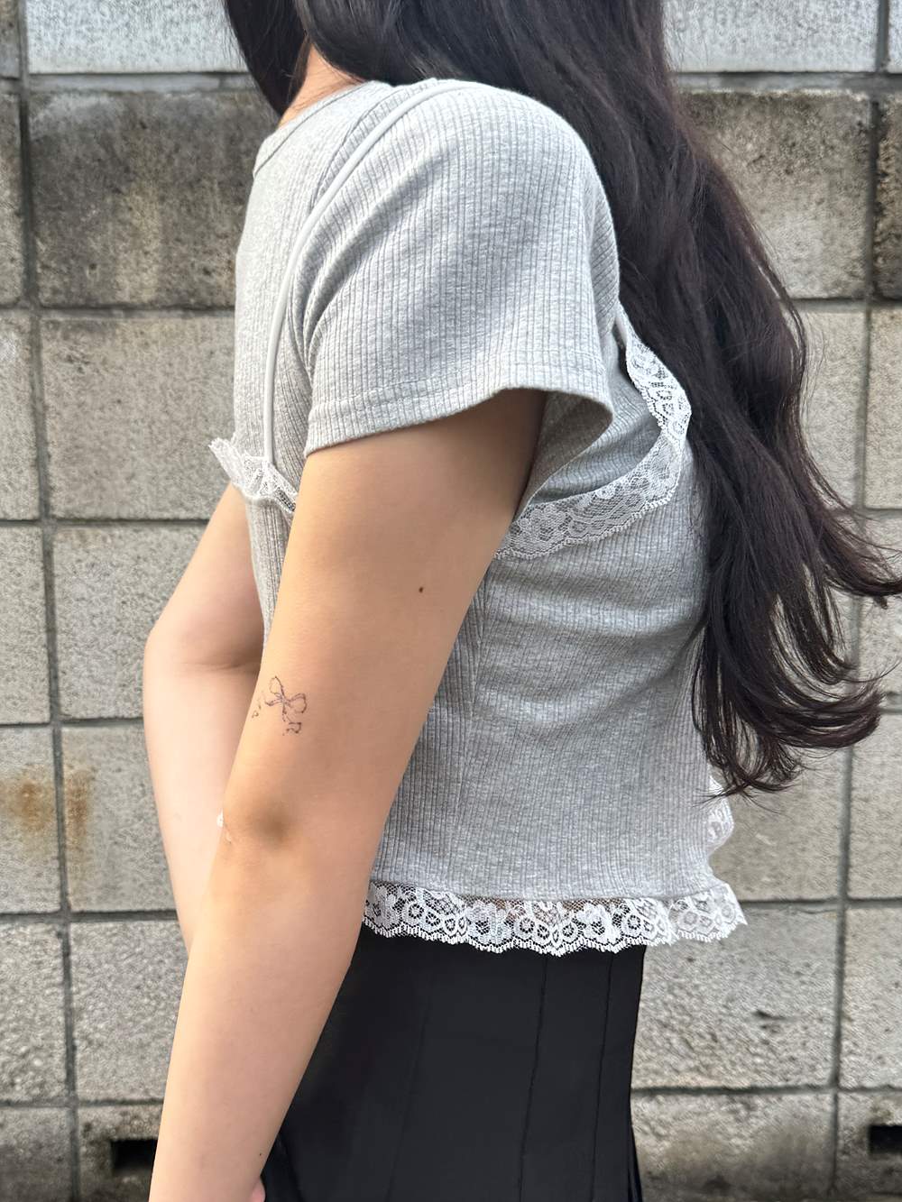 レースリボンビスチェ&半袖TシャツSET | 詳細画像10
