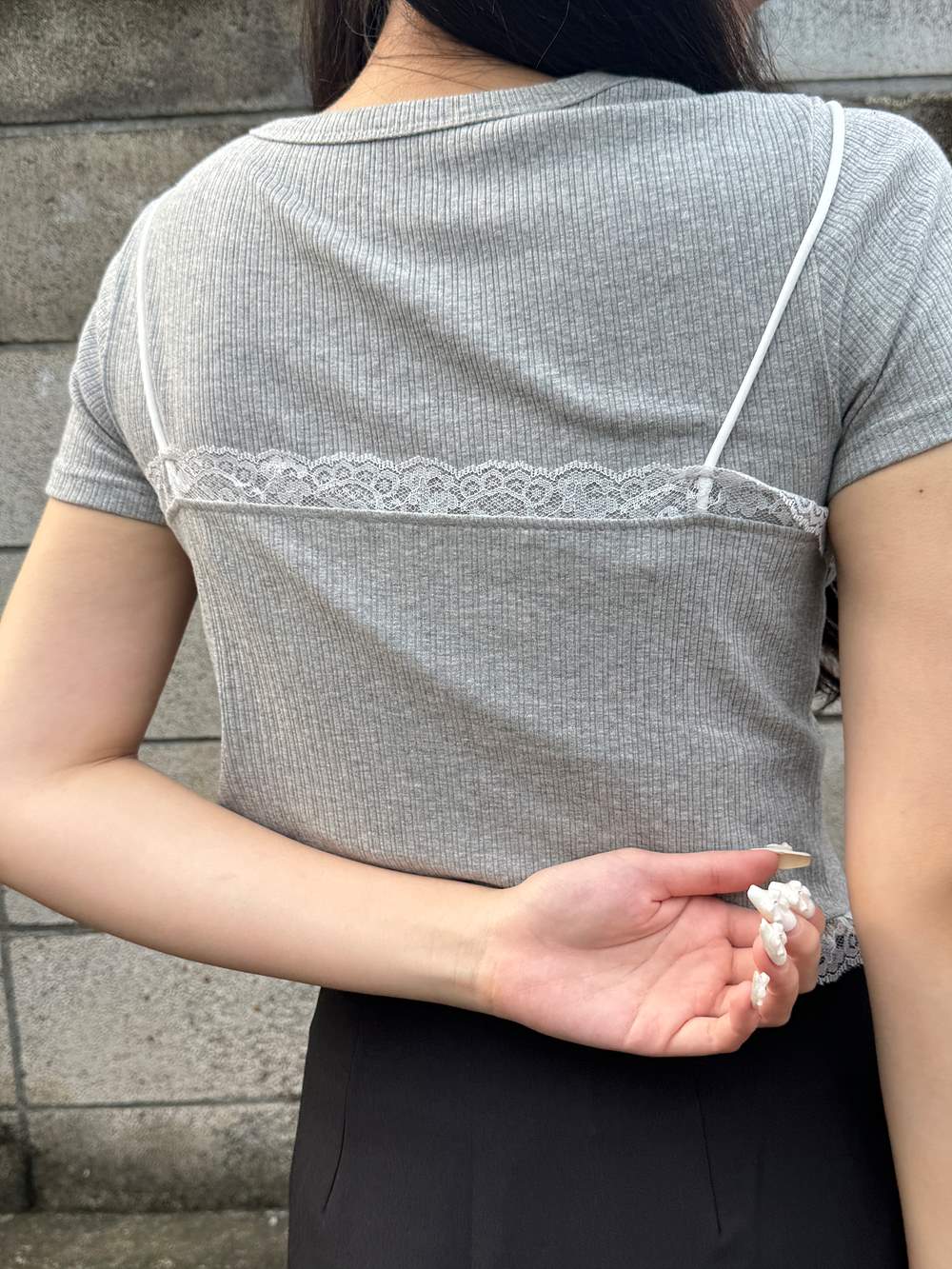 レースリボンビスチェ&半袖TシャツSET | 詳細画像15