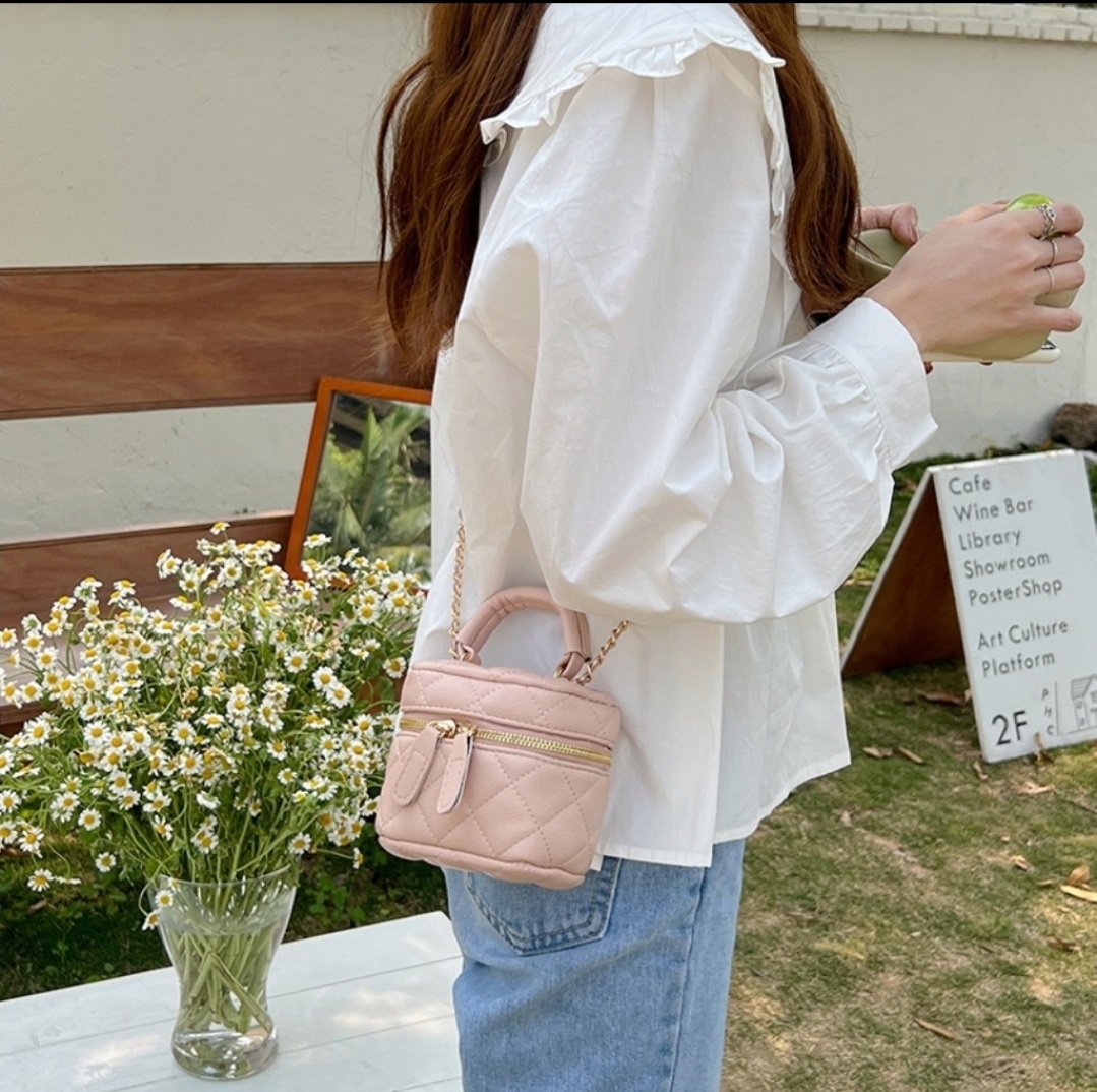 2WAYキルティングバニティバッグ | 詳細画像11