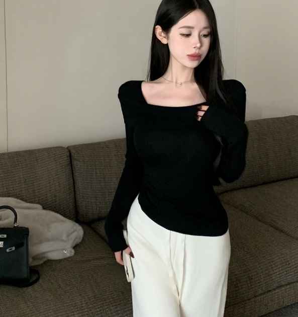 オフショルダー風長袖Tシャツ | 詳細画像4
